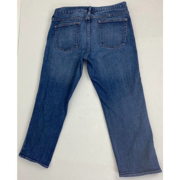 J. Crew Matchstick Jeans Crop Blue Stretch Mid Rise - Size 30 - Picture 2 of 8